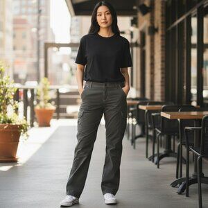 KUhL Womens Mountain Culture Gray Convertible Pants Outdoors Size 12 Patina Dye